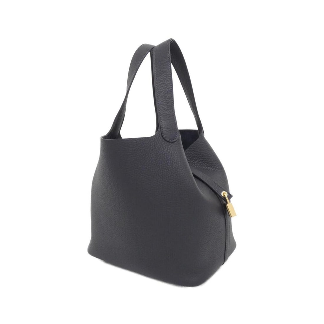 Hermes Picotin Lock MM 060991CC Handbag: --- Catalog ---Category: SizeSize (HxWxD): 23cm x 22cm x 18cm / 9.05'' x 8.66'' x 7.08''Category: DesignType: HandbagColor: BlackGender: Men,WomenMaterial: Taurillon clemence leather Hardware Color: