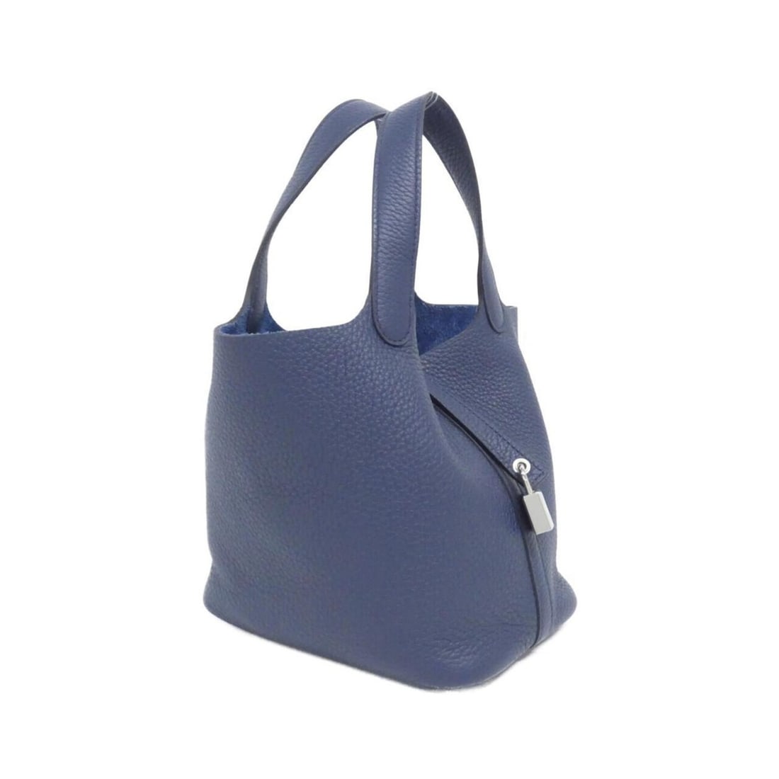 Hermes Picotin Lock PM 056289CK Handbag: --- Catalog ---Category: SizeSize (HxWxD): 19cm x 18cm x 14cm / 7.48'' x 7.08'' x 5.51''Category: DesignType: HandbagColor: BlueGender: Women,MenMaterial: Taurillon clemence leather Hardware Color: