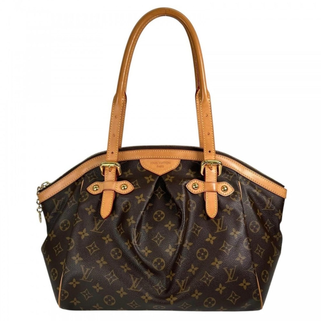 Louis Vuitton Tivoli GM handbag for women, M40144, Monogram canvas, brown, gold hardware.