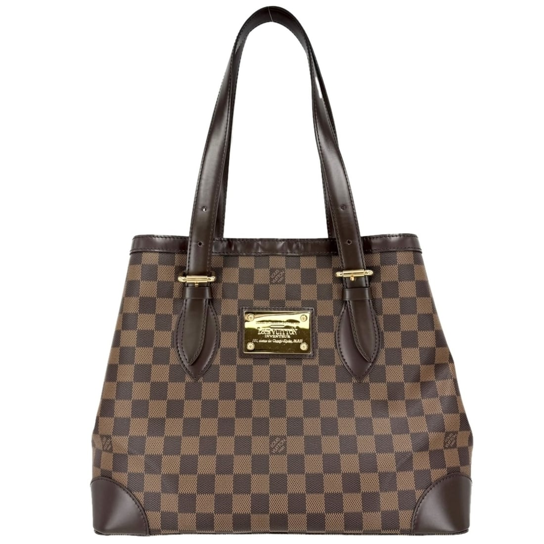 Louis Vuitton Hampstead MM Tote Bag for Women, Handbag/Shoulder Bag, LOUIS VUITTON N51204, Damier: --- Catalog ---Category: SizeSize (HxWxD): 28.5cm x 35cm x 17cm / 11.22'' x 13.77'' x 6.69''Category: DesignType: Handbag, Tote bagColor: Brown, WhiteGender: WomenMaterial: Damier Canvas Category: Gen