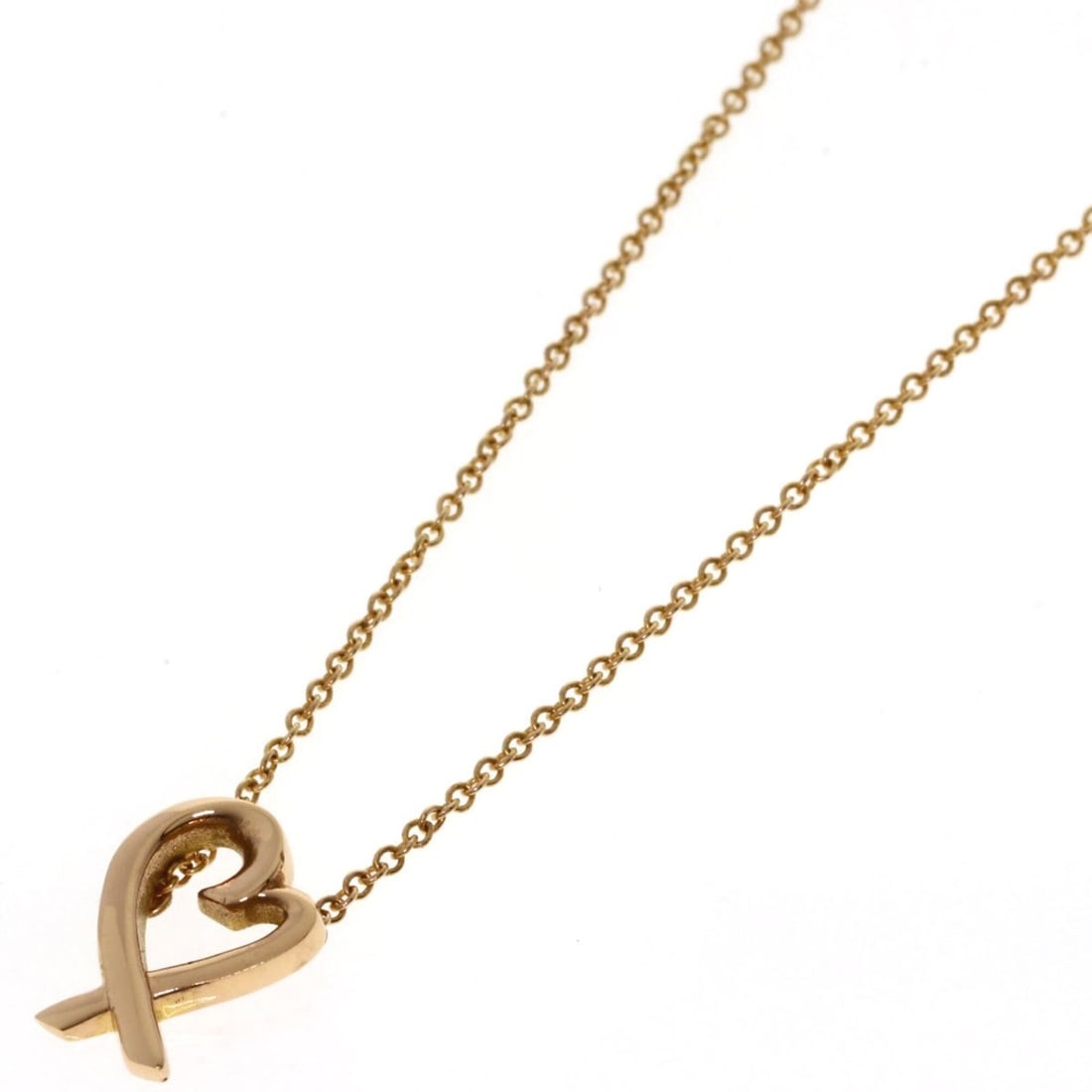 Tiffany & Co. Loving Heart Necklace, 18K Pink Gold, Women's.