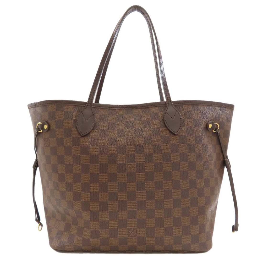 Louis Vuitton N51105 Neverfull MM (Old Model) Tote Bag, Damier Canvas, Women's LOUIS VUITTON: --- Catalog ---Category: SizeSize (HxWxD): 29cm x 32cm x 17cm / 11.41'' x 12.59'' x 6.69''Category: DesignType: Tote bagColor: Damier Canvas, EbeneGender: WomenMaterial: Damier Canvas Category: Genera