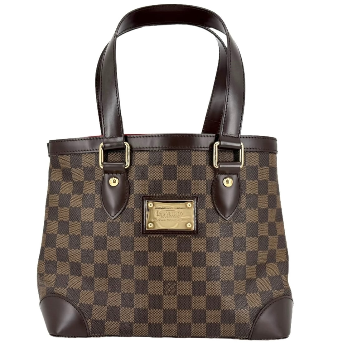 Louis Vuitton Hampstead PM Tote Bag for Women, Handbag/Shoulder Bag, LOUIS VUITTON N51205, Damier: --- Catalog ---Category: SizeSize (HxWxD): 23.5cm x 28cm x 17cm / 9.25'' x 11.02'' x 6.69''Category: DesignType: Handbag, Tote bagColor: Brown, WhiteGender: WomenMaterial: Damier Canvas Category: Gene