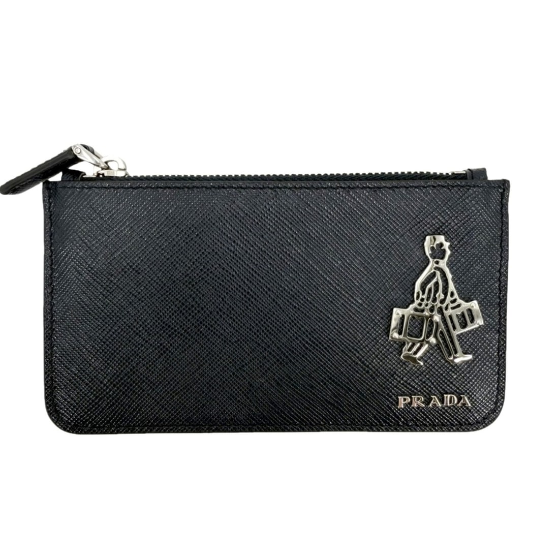 Prada Wallet/Coin Purse for Men and Women, Saffiano Leather, Travel Coin Purse, Mini Wallet, Men's (1 of 20)