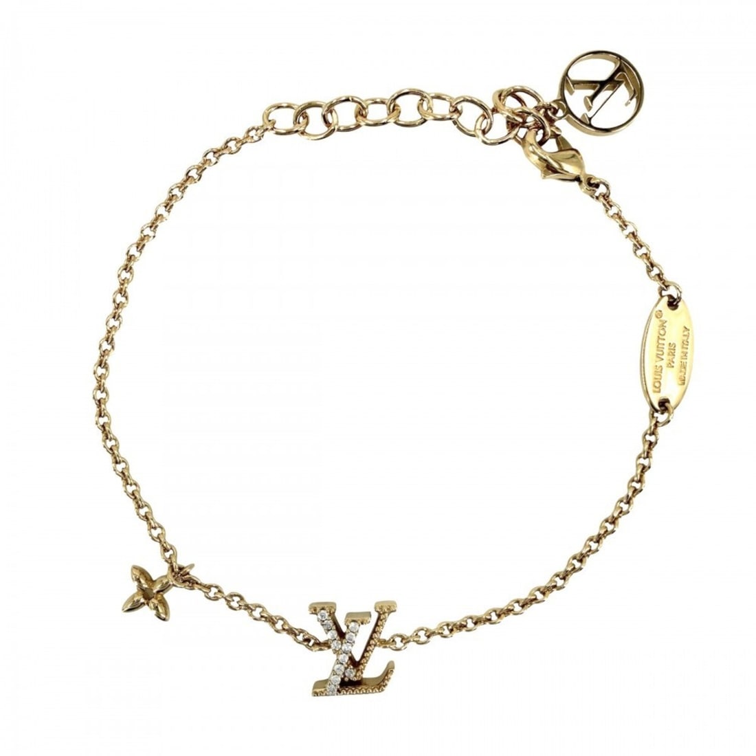 Louis Vuitton Monogram Flower Bracelet for Women - LV Iconic Accessory with Adjustable Clasp, (1 of 8)