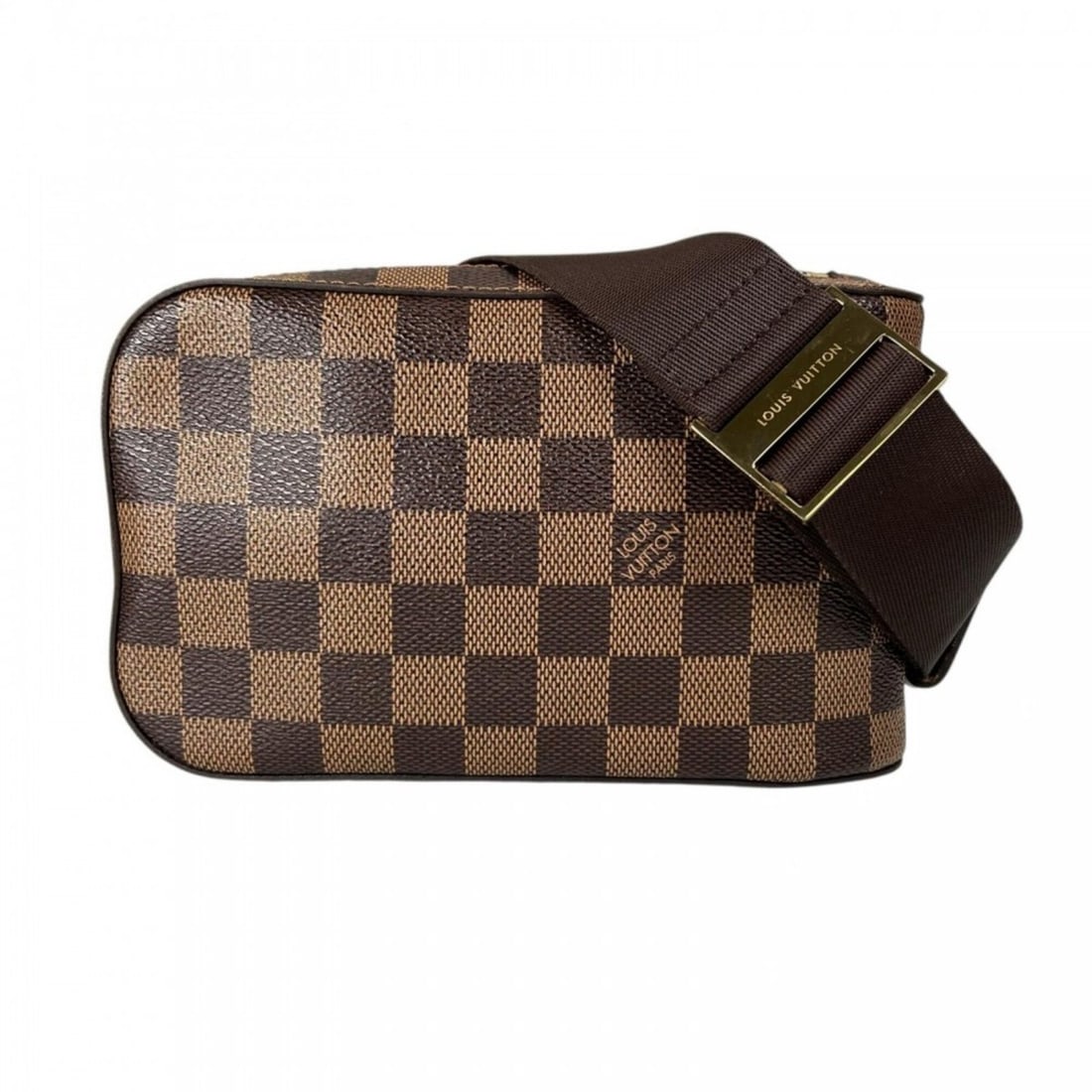 Louis Vuitton Men's Body Bag LOUIS VUITTON M51994 Damier Canvas Brown Gold Hardware
