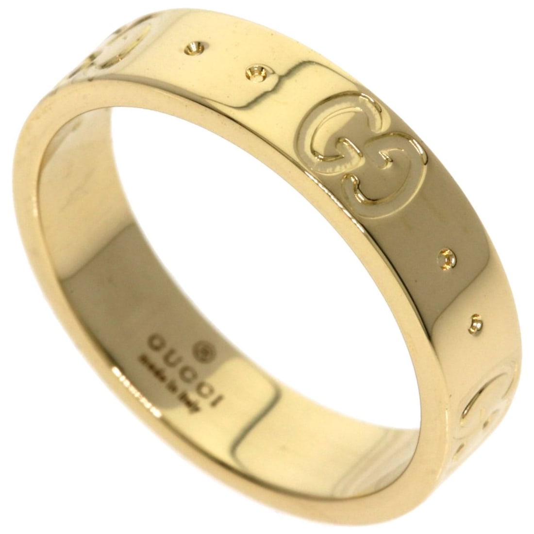 Gucci Icon #7 Ring - 18K Yellow Gold Women's GUCCI (1 of 11)