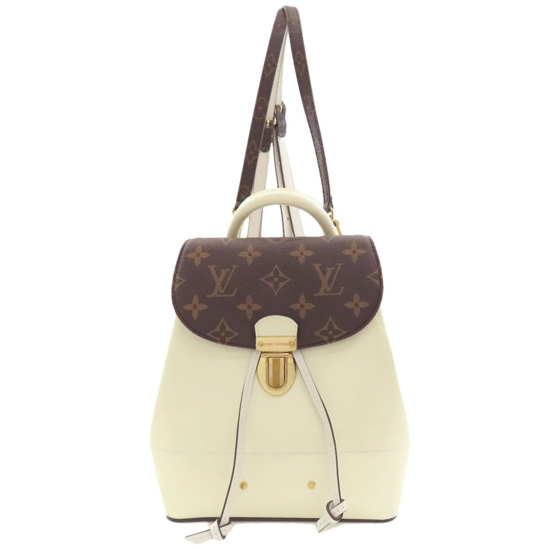 Louis Vuitton M53548 Hot Spring Backpack/Daypack Vernis/Monogram Canvas Women's LOUIS VUITTON: --- Catalog ---Category: SizeSize (HxWxD): 21.5cm x 17.5cm x 12.5cm / 8.46'' x 6.88'' x 4.92''Category: DesignType: BackpackColor: MonogramGender: WomenMaterial: Vernis , Monogram Category: GeneralMPN