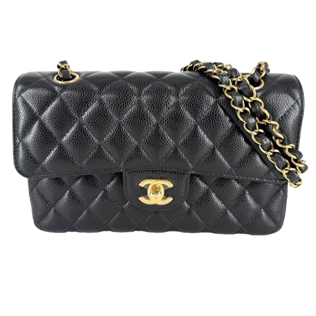 Chanel Matelassé 23 Shoulder Bag for Women, Double Chain, Flap, Bag, Crossbody Coco Mark, Turnlock,: --- Catalog ---Category: SizeSize (HxWxD): 14cm x 23cm x 6.5cm / 5.51'' x 9.05'' x 2.55''Category: DesignType: Shoulder bagColor: BlackGender: WomenMaterial: Grained Calfskin Category: GeneralBrand: C