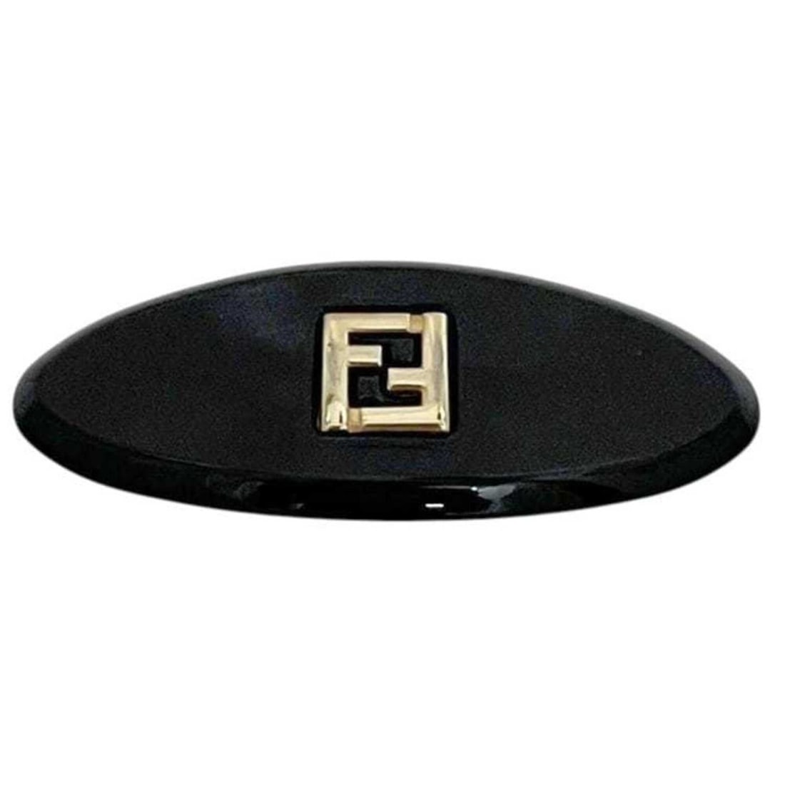 Fendi Barrette, FENDI Plastic, Black, Women's Hair: --- Catalog ---Category: SizeSize (LxW): 6.8cm x 2.8cm / 2.67'' x 1.1''Category: DesignType: BarretteColor: BlackGender: WomenMaterial: PlasticCategory: GeneralBrand: Fendi--- Item List ---Section: Co