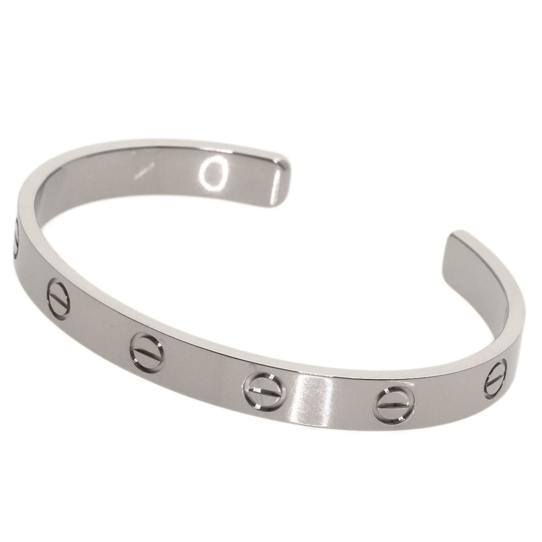 Cartier Open Love Bracelet #16, 18K White Gold, Women's Bracelet, CARTIER (1 of 11)
