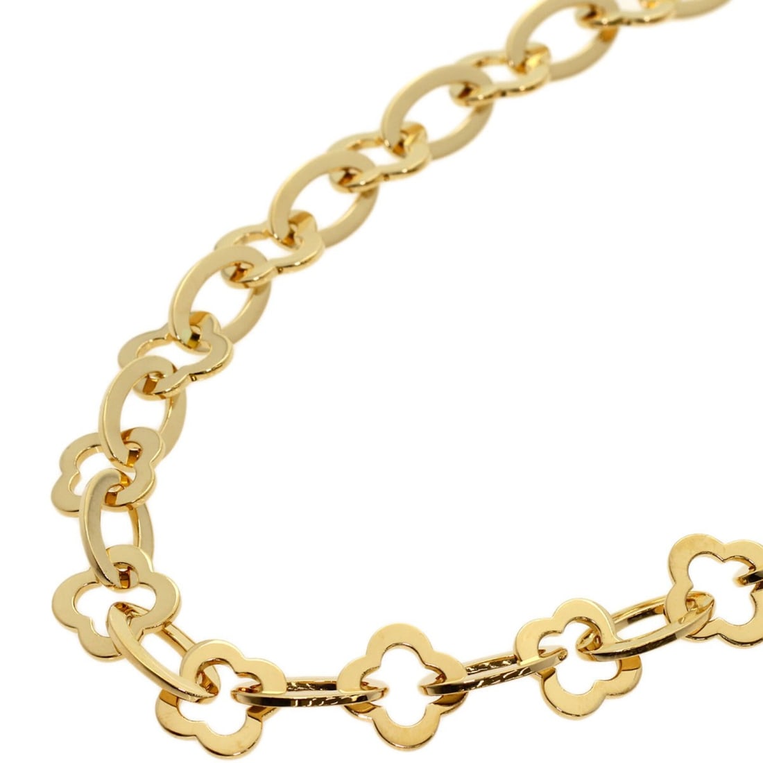 Van Cleef & Arpels Byzantine Alhambra Necklace, 18K Yellow Gold, Women's: --- Catalog ---Category: SizeNeck Circumference: 41 cm / 16.14''Category: DesignGender: WomenMaterial: Yellow gold (18K)Necklace Type: NecklaceCategory: GeneralBrand: Van Cleef & Arpels--- Item List -