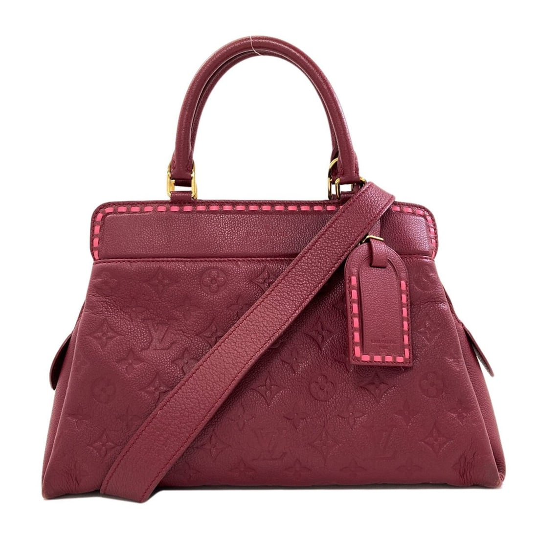 Louis Vuitton M43249 Vosges MM Handbag Empreinte Women's LOUIS VUITTON: --- Catalog ---Category: SizeSize (HxWxD): 22cm x 34cm x 14.5cm / 8.66'' x 13.38'' x 5.7''Category: DesignType: HandbagColor: RaisinGender: WomenMaterial: Monogram Empreinte Category: GeneralMPN: M432
