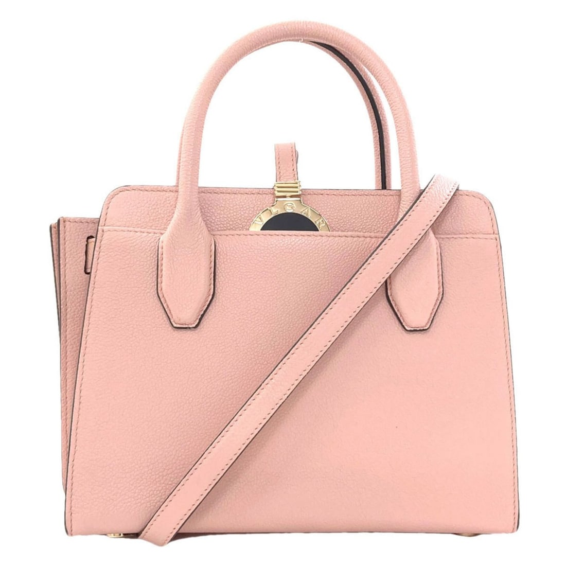 BVLGARI 2-Way Handbag, Calfskin, Women's (1 of 16)