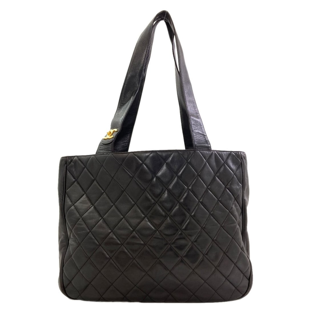 Chanel Matelassé Tote Bag with Gold Hardware, Lambskin, Women's. (1 of 18)