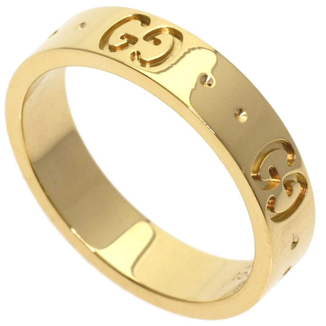 Gucci Icon #8 Ring, 18K Yellow Gold, Women's GUCCI (1 of 10)