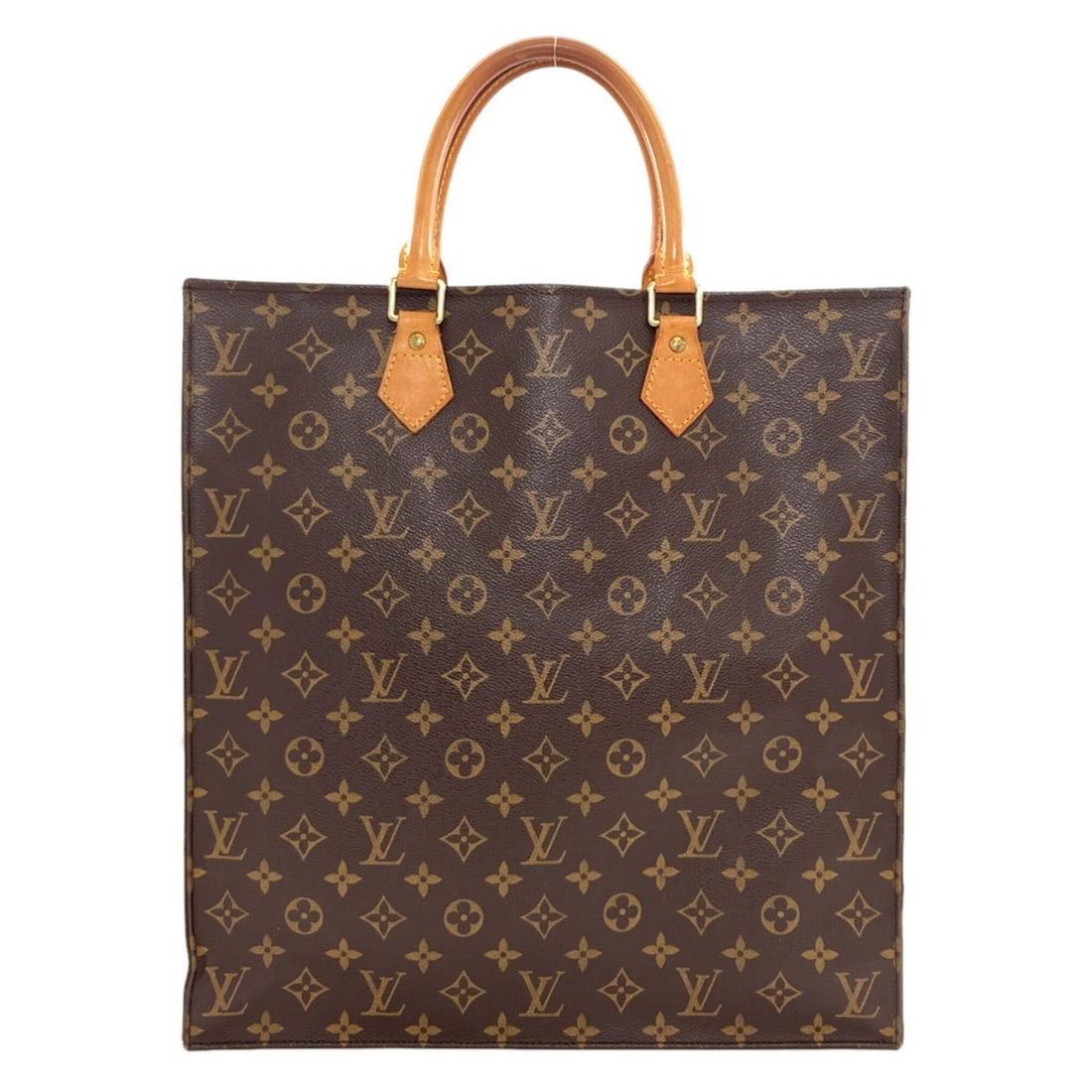Louis Vuitton M51140 Sac Plat Tote Bag, Monogram Canvas, Women's LOUIS VUITTON