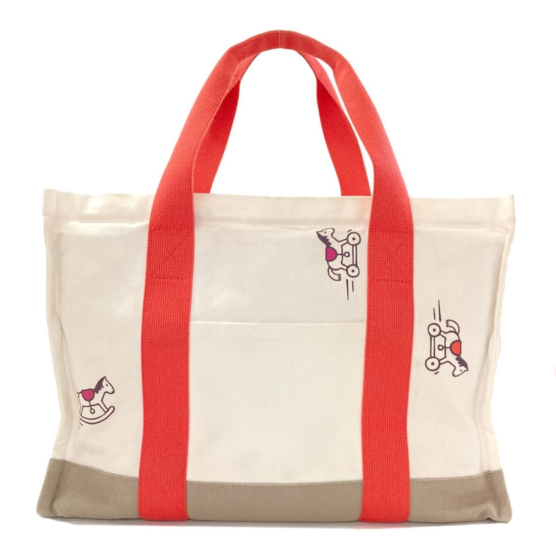Hermes Adada Diaper Bag Tote Canvas Women's HERMES: --- Catalog ---Category: SizeSize (HxWxD): 30cm x 55cm x 19cm / 11.81'' x 21.65'' x 7.48''Category: DesignType: Pouch, Tote bagColor: WhiteGender: WomenMaterial: Canvas Category: GeneralBrand: Hermes-