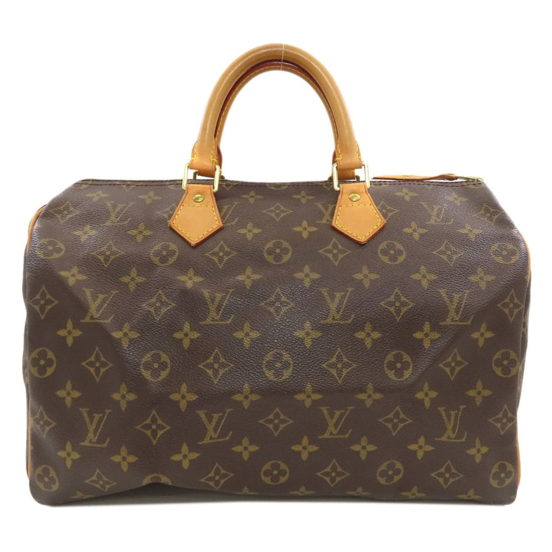 Louis Vuitton M41524 Speedy 35 Boston Bag, Monogram Canvas, Women's LOUIS VUITTON: --- Catalog ---Category: SizeSize (HxWxD): 23cm x 35cm x 19cm / 9.05'' x 13.77'' x 7.48''Category: DesignType: Boston bagColor: MonogramGender: WomenMaterial: Monogram , Canvas Category: GeneralBrand: