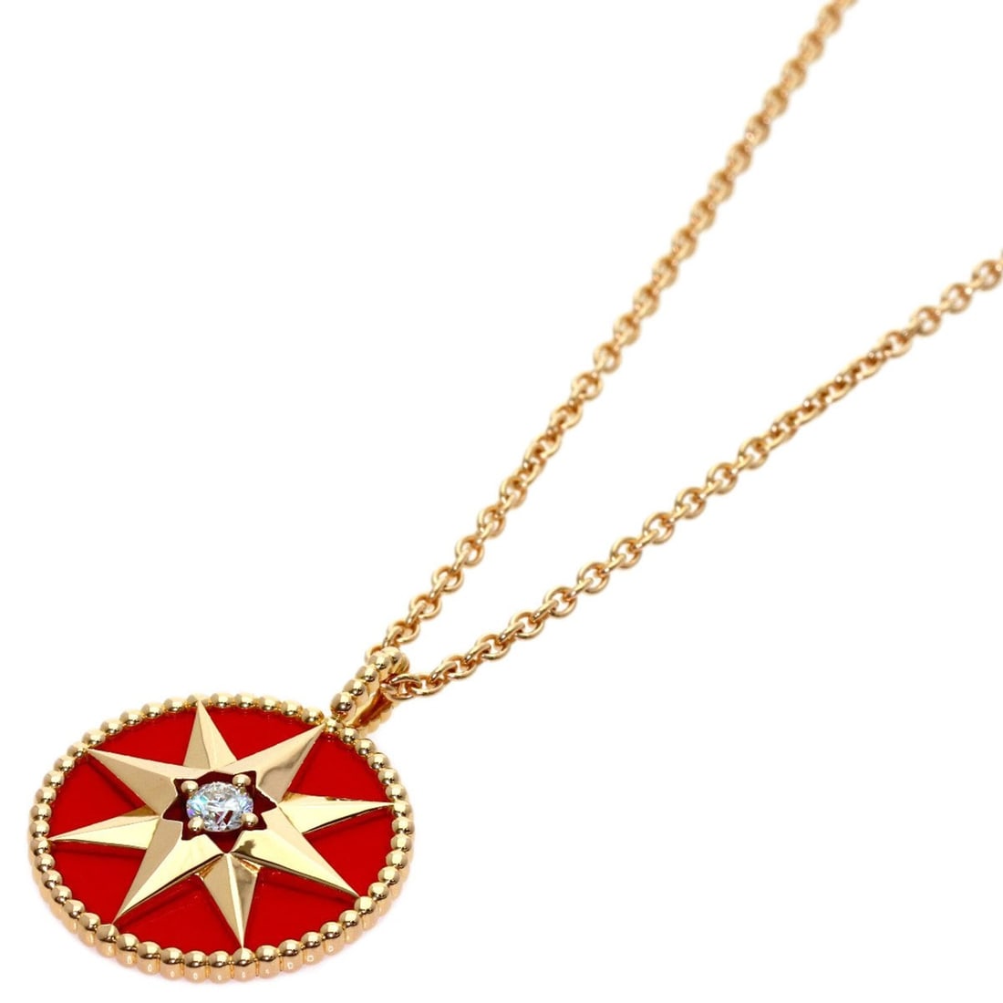 Christian Dior Dior Rose des Vents Medium Diamond Necklace 18K Pink Gold Women's: --- Catalog ---Category: SizePendant Size: 25.7mm x 19.7mm / 1.01'' x 0.77''Neck Circumference: 85 cm / 33.46''Category: DesignGender: WomenMaterial: Pink gold (18K)Necklace Type: NecklaceCategory: Ge