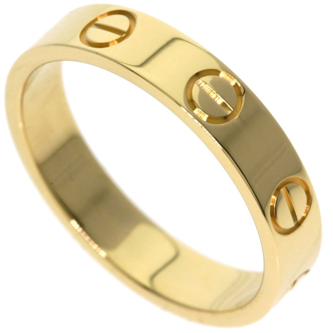 Cartier Mini Love Ring #49, 18K Yellow Gold, Women's Ring, CARTIER (1 of 17)