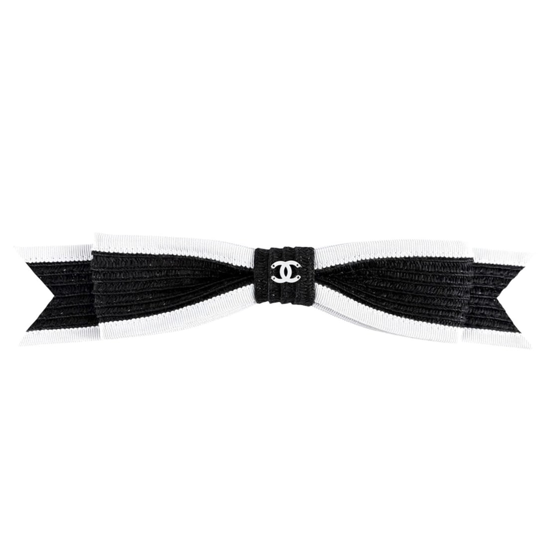 Chanel Hair Accessory for Women, Ribbon Barrette, Ornament, Coco Mark, Fashion Item, CHANEL 22P, (1 of 12)