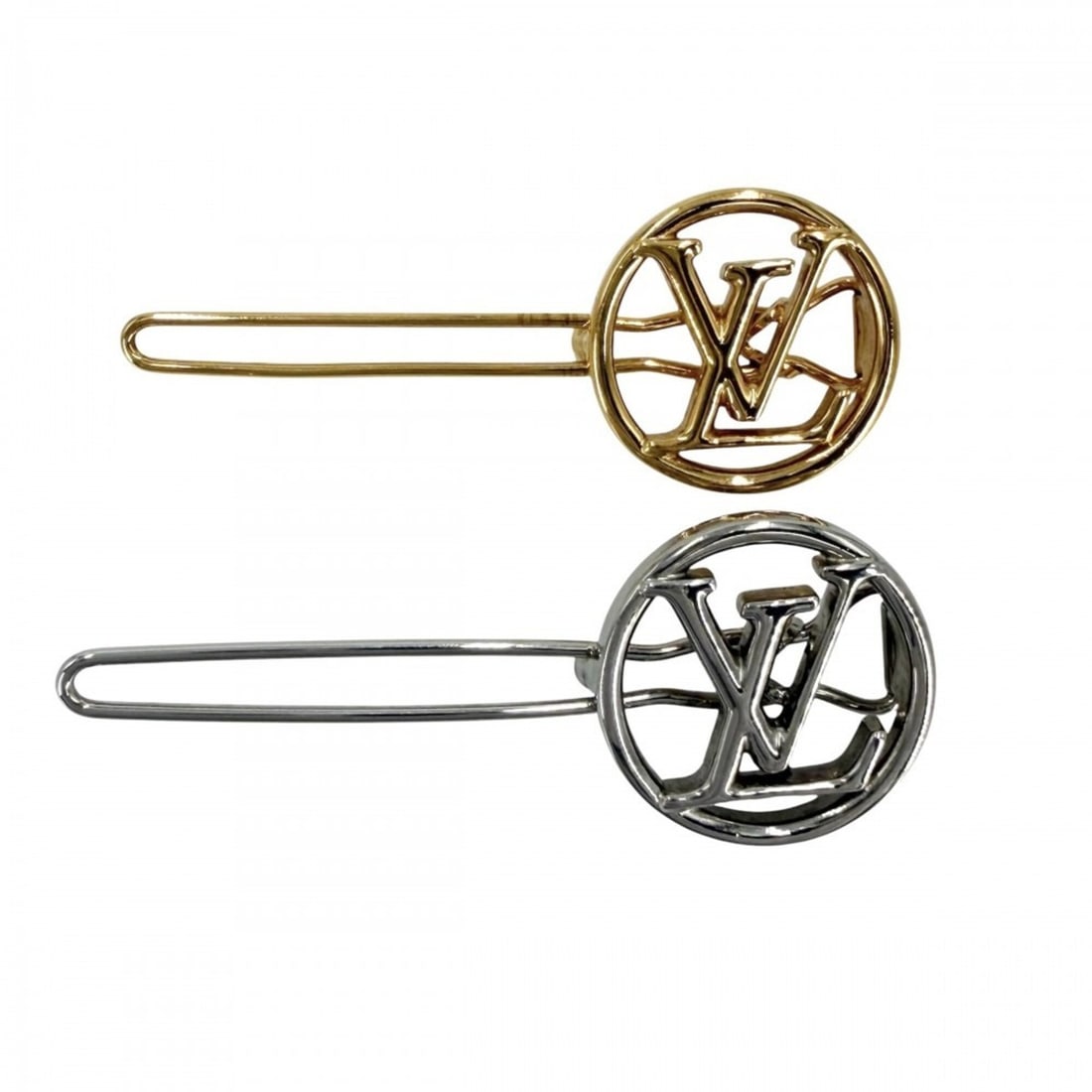 Louis Vuitton Women's Baby Laze Hair Accessory Barrette - Fashion Item LOUIS VUITTON M00590 Silver &: --- Catalog ---Category: SizeSize (LxW): 2cm x 5cm / 0.78'' x 1.96''Category: DesignType: BarretteColor: Gold, SilverGender: WomenCategory: GeneralBrand: Louis Vuitton--- Item List ---Section: Conditi
