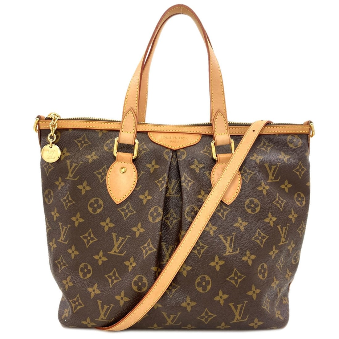 Louis Vuitton M40145 Palermo PM Tote Bag, Monogram Canvas, Women's LOUIS VUITTON: --- Catalog ---Category: SizeSize (HxWxD): 27cm x 36cm x 16cm / 10.62'' x 14.17'' x 6.29''Category: DesignType: Tote bagColor: MonogramGender: WomenMaterial: Monogram Category: GeneralMPN: M40145Brand