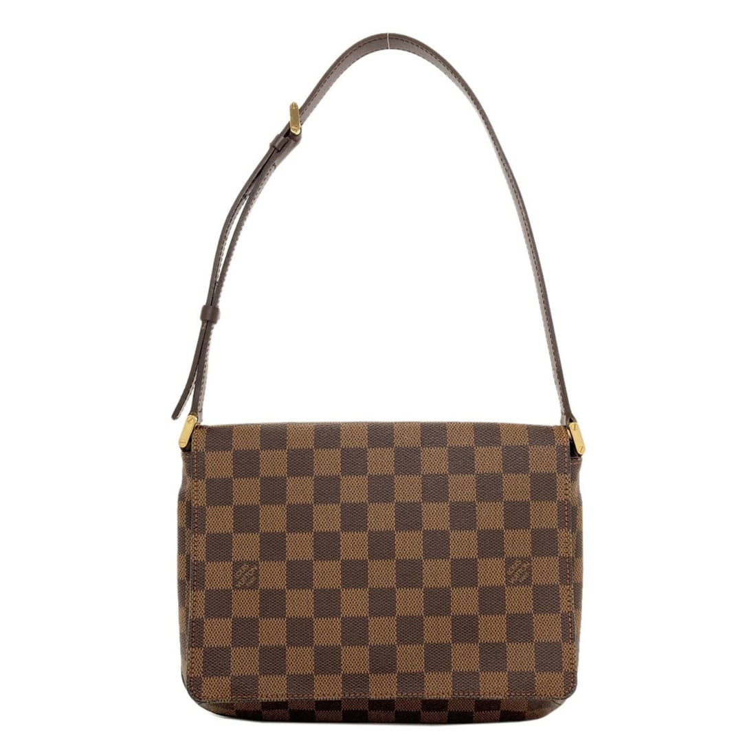 Louis Vuitton N51255 Musette Tango Short Shoulder Bag, Damier Canvas, Women's LOUIS VUITTON: --- Catalog ---Category: SizeSize (HxWxD): 20cm x 26cm x 6cm / 7.87'' x 10.23'' x 2.36''Category: DesignType: Shoulder bagColor: Damier Canvas, EbeneGender: WomenMaterial: Damier Canvas Category: Gene