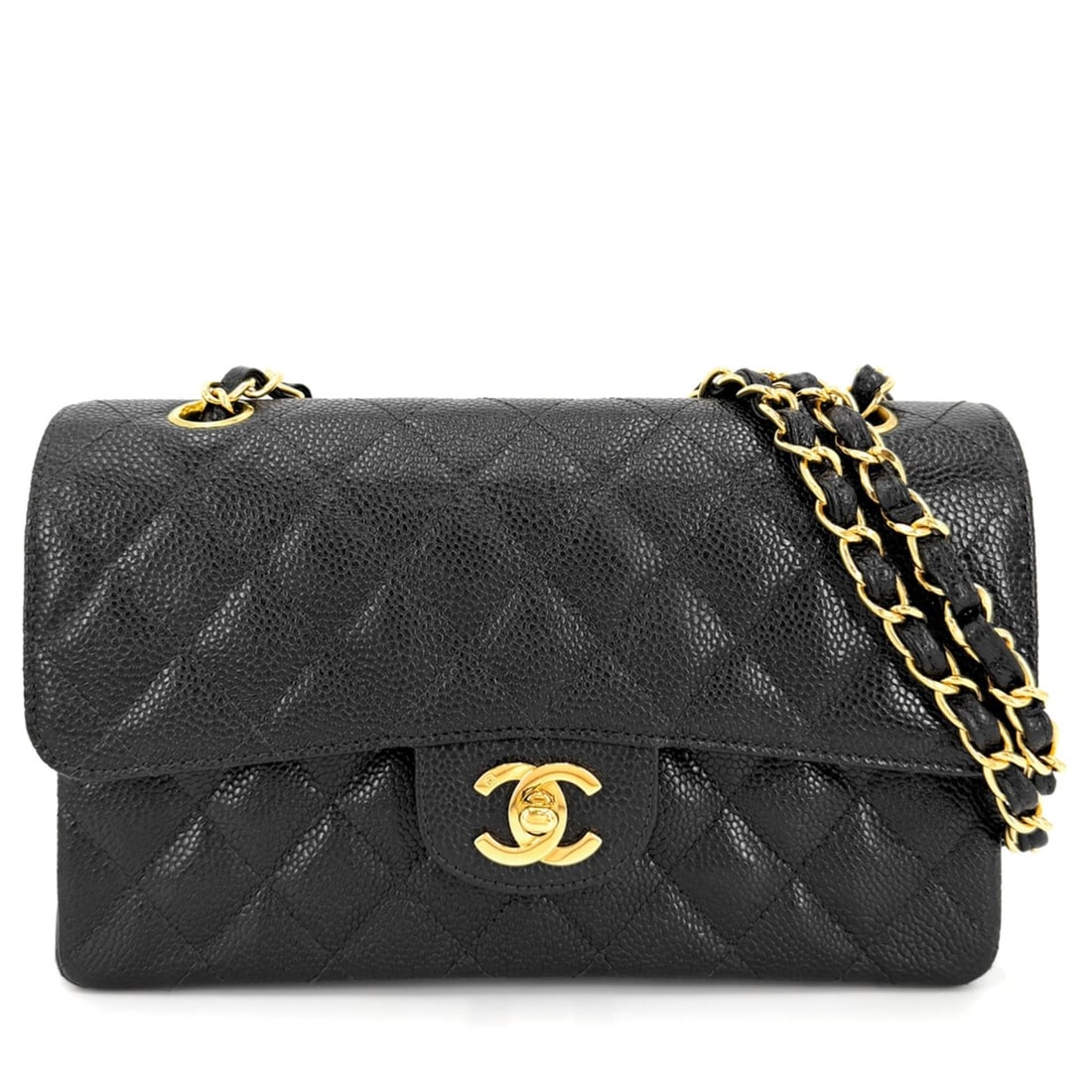 Chanel Matelassé 23 Shoulder Bag for Women, Double Chain, Flap, Bag, Crossbody Coco Mark, Turnlock, (1 of 12)