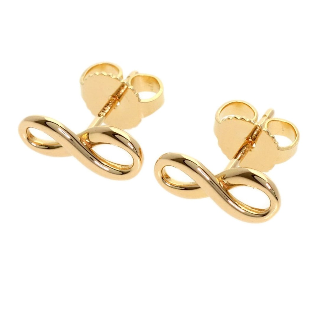 Tiffany & Co. Infinity Earrings, 18K Pink Gold, Women's.