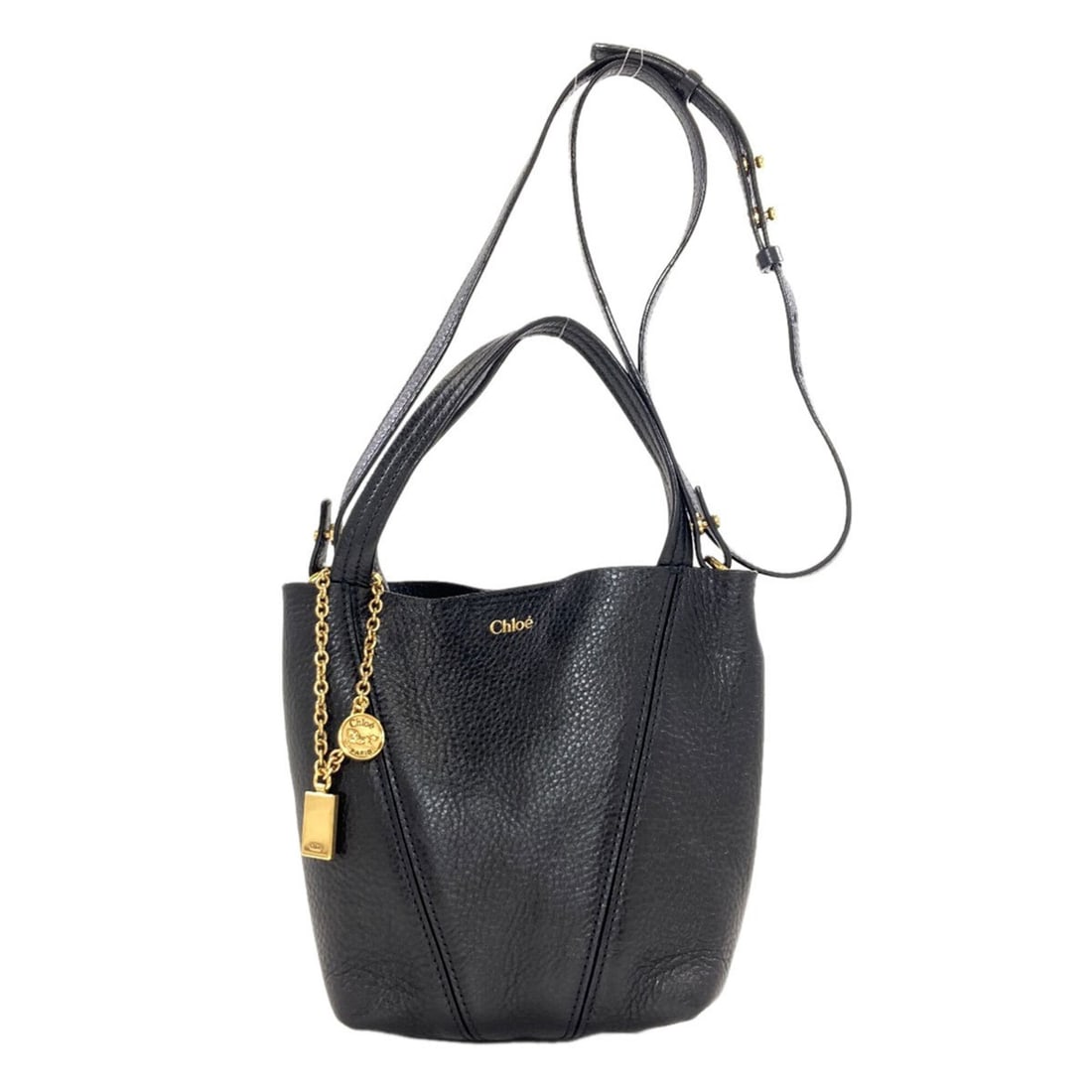 Chloé Chloe Spin Small 2-Way Handbag Leather Women's CHLOE (1 of 11)