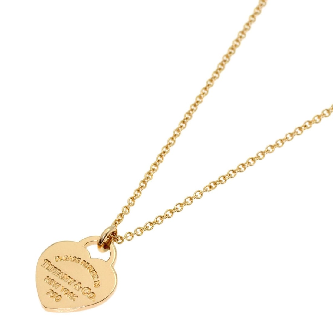 Tiffany & Co. Return to Mini Heart Tag Necklace, 18K Pink Gold, Women's.: --- Catalog ---Category: SizePendant Size: 11.9mm x 10mm / 0.46'' x 0.39''Neck Circumference: 46 cm / 18.11''Category: DesignGender: WomenMaterial: Pink gold (18K)Necklace Type: NecklaceCategory: Gene