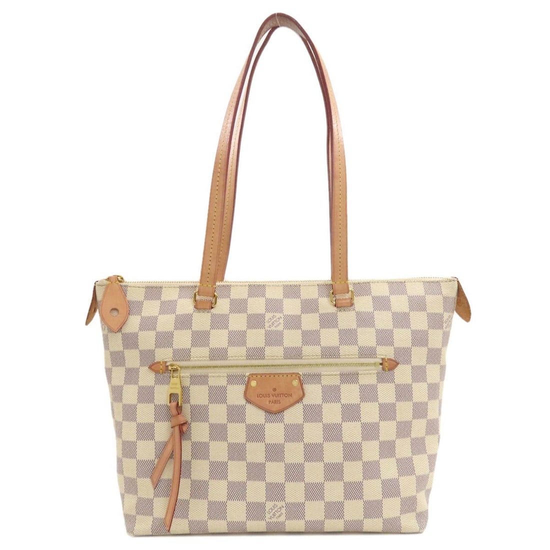 Louis Vuitton N44039 Iena PM Tote Bag, Damier Canvas, Women's LOUIS VUITTON: --- Catalog ---Category: SizeSize (HxWxD): 23.5cm x 34.5cm x 14cm / 9.25'' x 13.58'' x 5.51''Category: DesignType: Tote bagColor: Azur, Damier CanvasGender: WomenMaterial: Damier Canvas Category: Gene