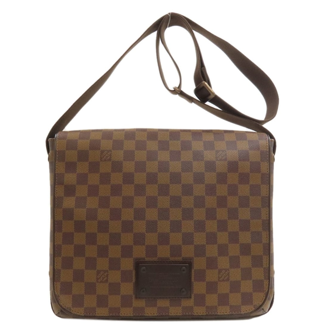 Louis Vuitton N51211 Brooklyn MM Shoulder Bag, Damier Canvas, Women's LOUIS VUITTON: --- Catalog ---Category: SizeSize (HxWxD): 28cm x 33cm x 9cm / 11.02'' x 12.99'' x 3.54''Category: DesignType: Shoulder bagColor: Damier Canvas, EbeneGender: WomenMaterial: Damier Canvas Category: Gen