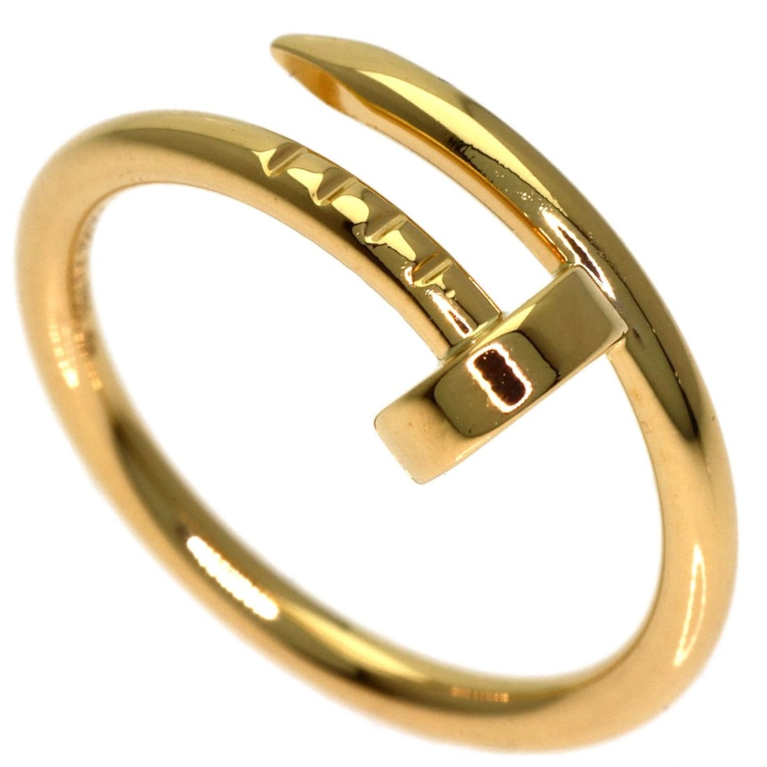 Cartier Juste un Clou SM #46 Ring, 18K Yellow Gold, Women's, CARTIER: --- Catalog ---Category: SizeJP Size: 6US Size: 3.5Category: DesignType: Band ringGender: WomenMaterial: Yellow gold (18K)Category: GeneralBrand: Cartier--- Item List ---Section: ConditionRanking: Ran