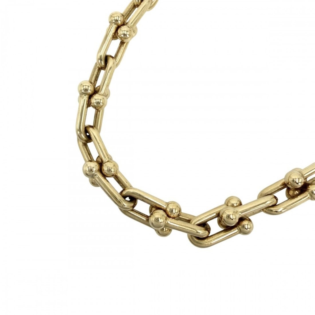 Tiffany & Co. Women's Hardware Small Link Necklace, Au750 18K Yellow Gold, Approx. 55.2g (1 of 8)