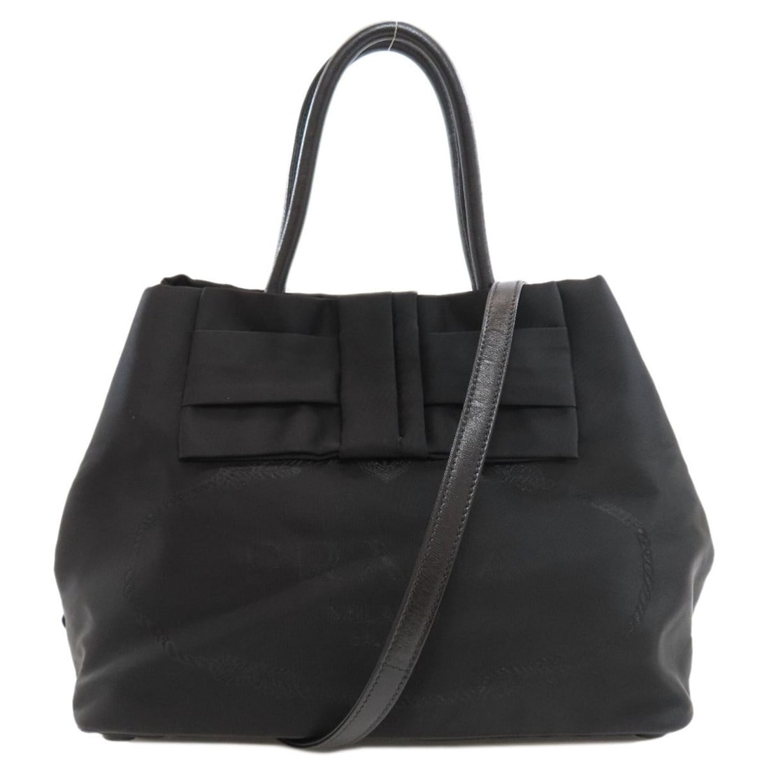 Prada Fiocco 2-Way Handbag, Nylon, Women's, PRADA (1 of 18)