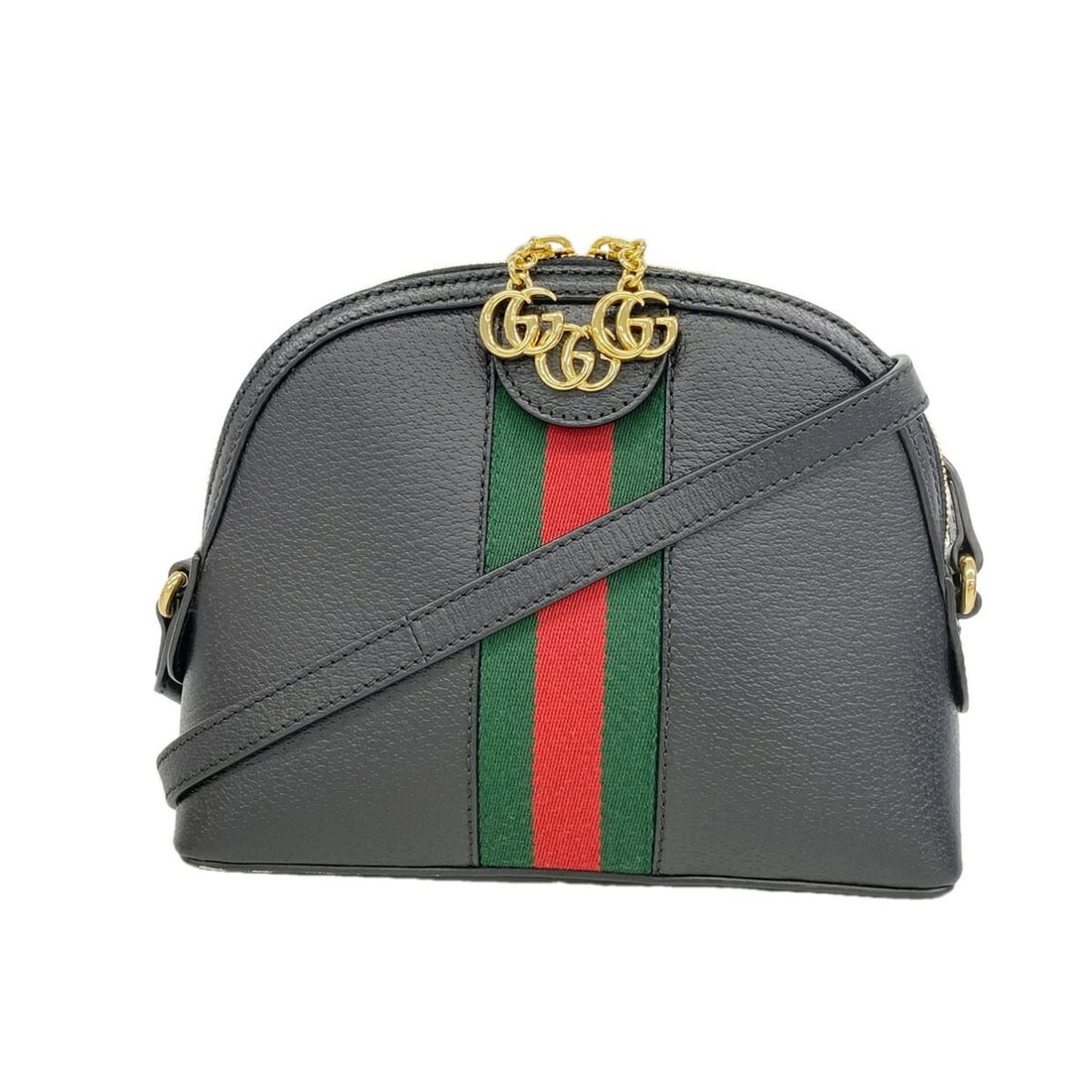 Gucci Ophidia Sherry Line Shoulder Bag 499621 Leather Black Women's: --- Catalog ---Category: SizeSize (HxWxD): 18cm x 23.5cm x 7.5cm / 7.08'' x 9.25'' x 2.95''Category: DesignType: Shoulder bagColor: BlackGender: WomenMaterial: Leather Hardware Color: GoldCategory: Ge