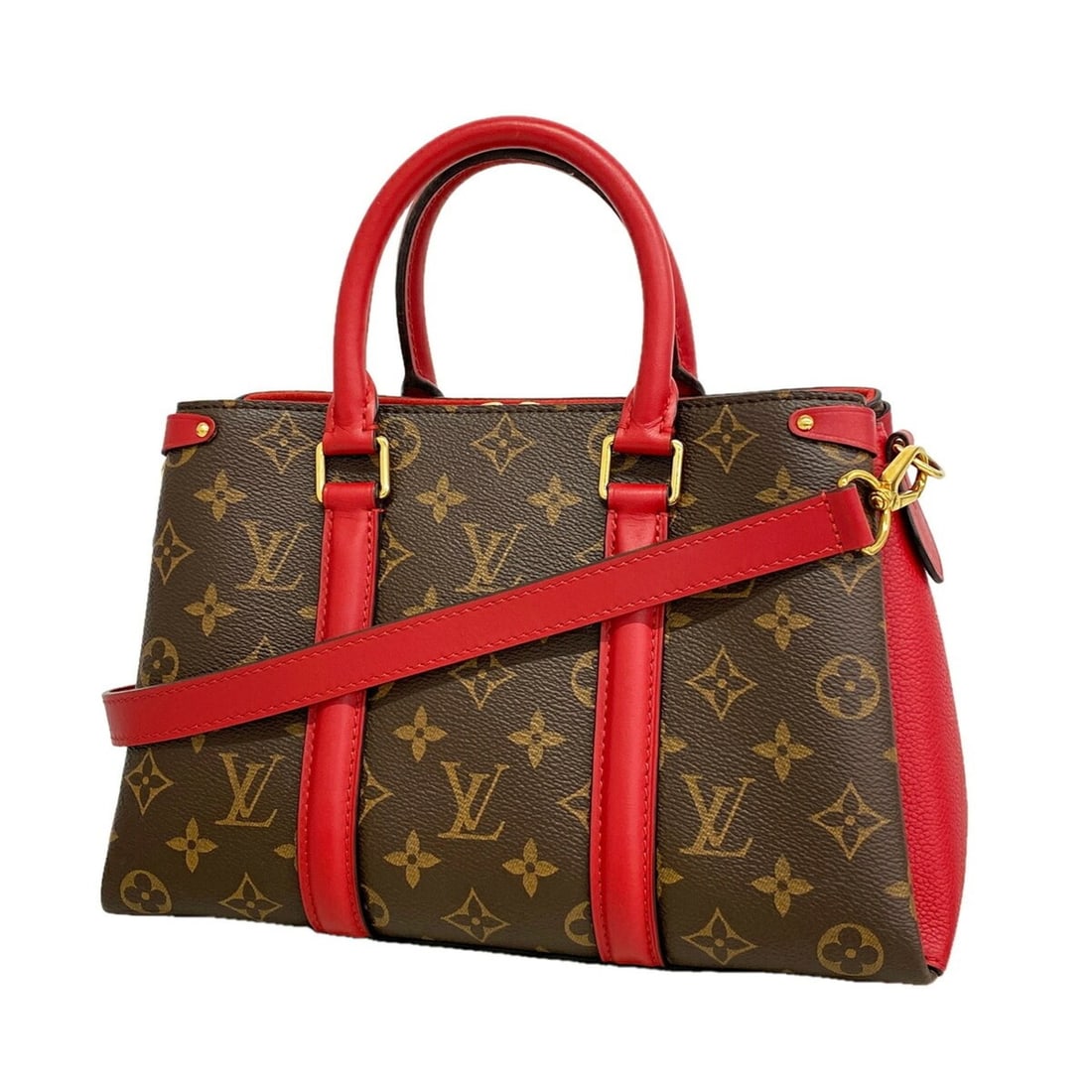 Louis Vuitton Monogram Soufflot NVBB Handbag M44818 Cerise 2-way bag for women: --- Catalog ---Category: SizeSize (HxWxD): 20cm x 29cm x 11cm / 7.87'' x 11.41'' x 4.33''Category: DesignType: HandbagColor: CeriseGender: WomenCategory: GeneralMPN: M44818Brand: Louis Vuitton--- Item
