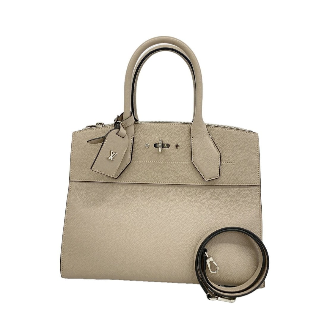 Louis Vuitton City Steamer MM M53017 Galet 2-way handbag for women: --- Catalog ---Category: SizeSize (HxWxD): 27cm x 31cm x 13cm / 10.62'' x 12.2'' x 5.11''Category: DesignType: HandbagColor: GalleGender: WomenCategory: GeneralMPN: M53017Brand: Louis Vuitton--- Item 