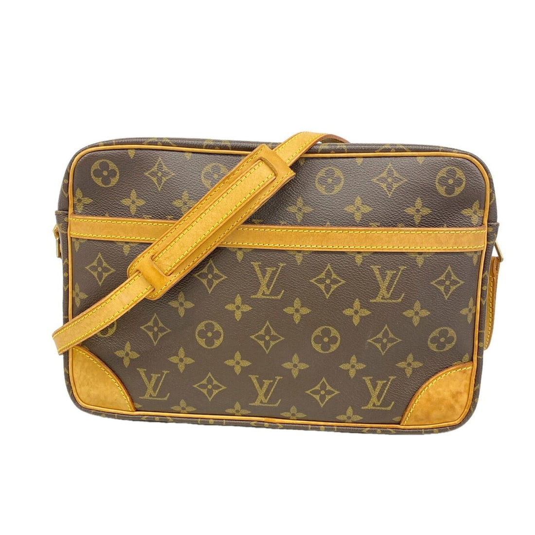 Louis Vuitton Monogram Trocadero 30 Shoulder Bag M51272 Brown Women's