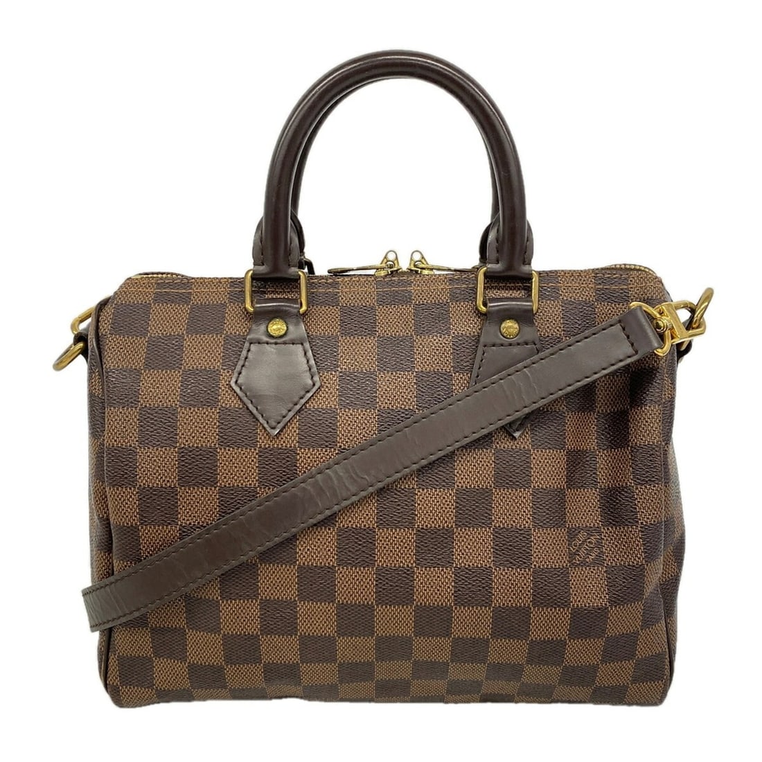 Louis Vuitton Damier Speedy Bandoulière 25 Handbag N40575 Ebene 2-way bag for women OP019537