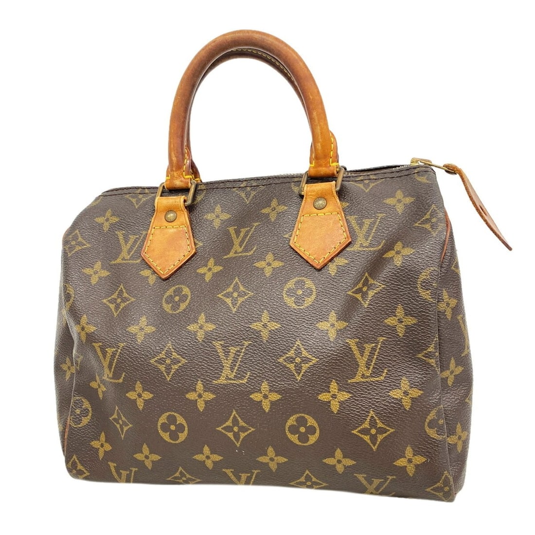 Louis Vuitton Monogram Speedy 25 Handbag M41109 Brown Women's OP019509