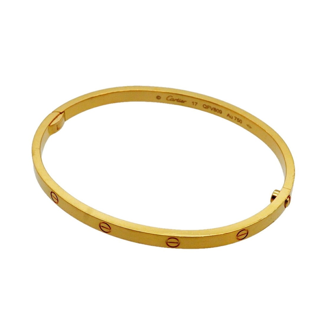 Cartier Love Bracelet SM 18KYG Yellow Gold Women's Bangle: --- Catalog ---Category: SizeLength: 16cm / 6.29''Category: DesignType: BangleGender: WomenMaterial: Yellow gold (18K)Category: GeneralBrand: Cartier--- Item List ---Section: ConditionRanking: Rank AB