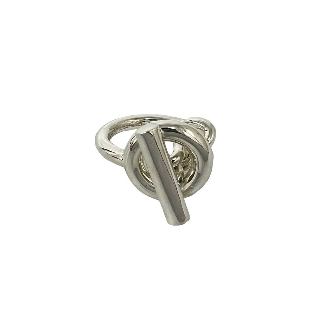 HERMES Croisette Ring, Sterling Silver 925, Size #53, Silver, Item Number 22764: --- Catalog ---Category: SizeJP Size: 10US Size: 5.5Category: DesignType: Band ringColor: SilverGender: WomenMaterial: Silver 925Category: GeneralBrand: Hermes--- Item List ---Section: ConditionRankin