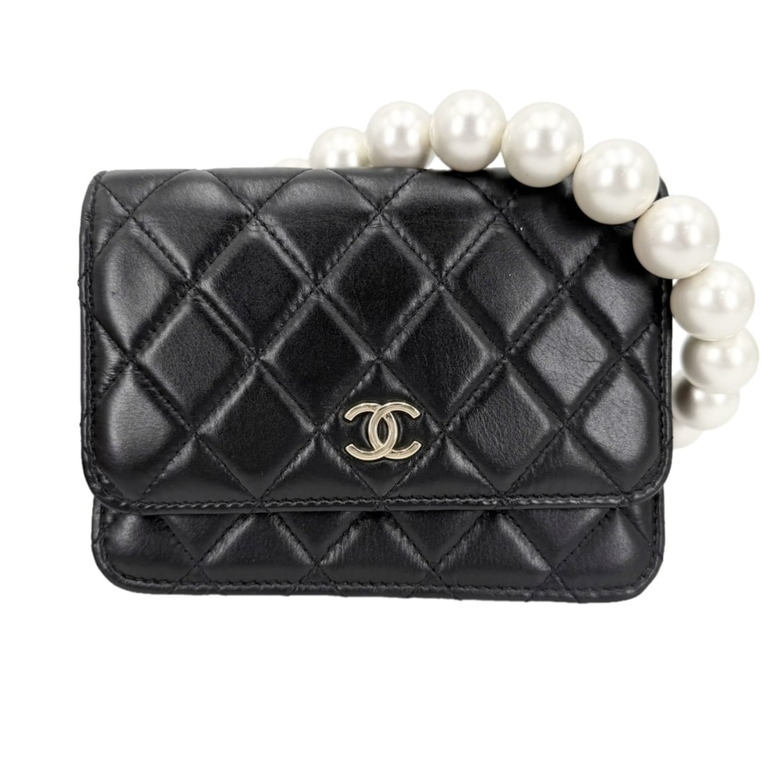 Chanel Chain Wallet for Women, Matelassé Coco Mark Shoulder Bag, Crossbody Mini Leather, Faux: --- Catalog ---Category: SizeSize (HxWxD): 11cm x 15cm x 5.5cm / 4.33'' x 5.9'' x 2.16''Strap Length: 112cm / 44.09''Category: DesignType: Shoulder bagColor: BlackGender: WomenMaterial: Leather Catego