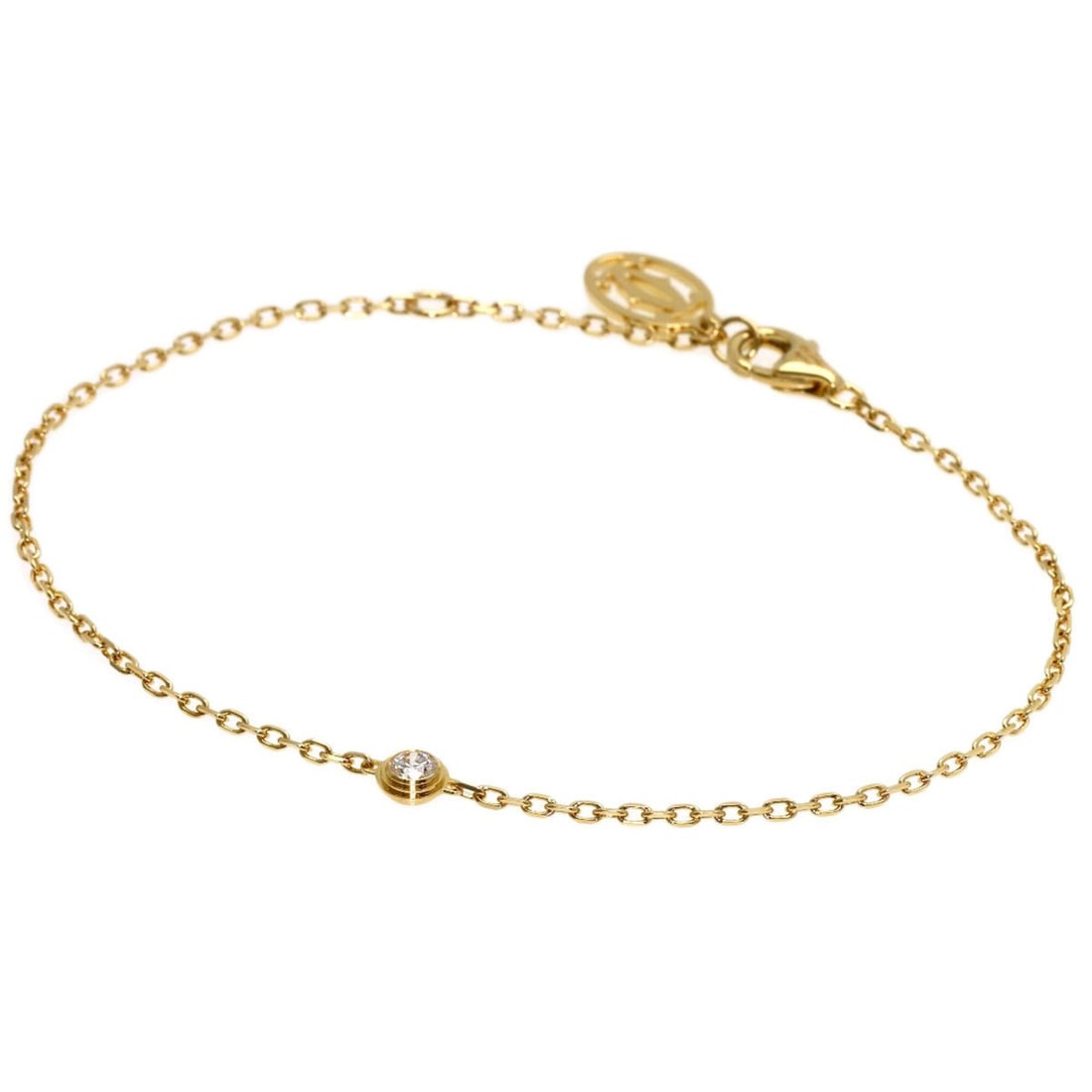 Cartier Damour Diamants Légers SM Diamond Bracelet 18K Yellow Gold Women's CARTIER: --- Catalog ---Category: SizeLength: 18cm / 7.08''Category: DesignType: Charm braceletStone: DiamondGender: WomenMaterial: Yellow gold (18K)Category: GeneralBrand: Cartier--- Item List ---Section: Con