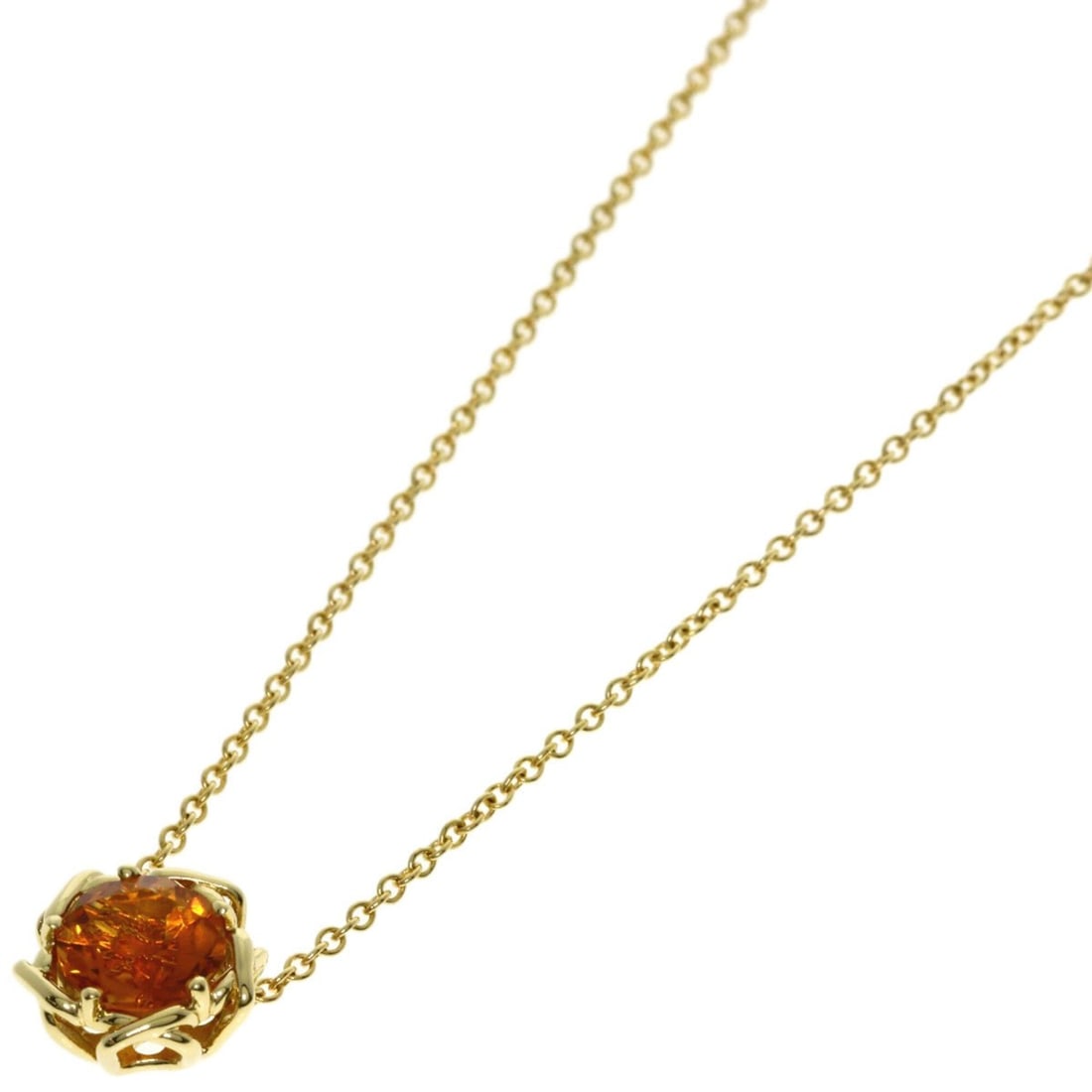 Tiffany & Co. Citrine Necklace, 18K Yellow Gold, Women's.: --- Catalog ---Category: SizePendant Size: 8.7mm x 8.9mm / 0.34'' x 0.35''Neck Circumference: 40 cm / 15.74''Category: DesignGender: WomenMaterial: Yellow gold (18K)Necklace Type: NecklaceCategory: Ge