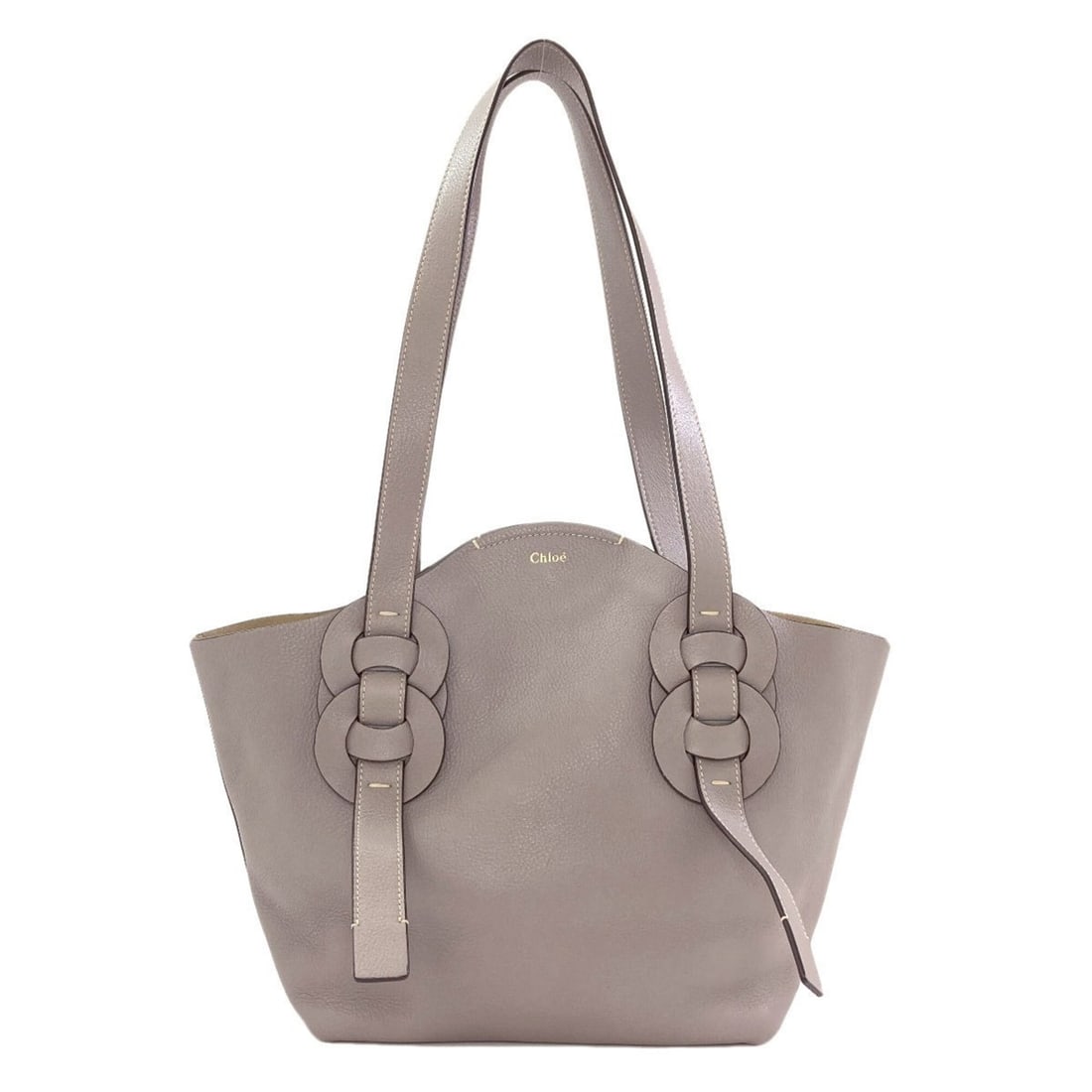 Chloé Chloe Darryl Tote Bag Leather Women's CHLOE: --- Catalog ---Category: SizeSize (HxWxD): 22.5cm x 23.5cm x 13cm / 8.85'' x 9.25'' x 5.11''Category: DesignType: Tote bagColor: GrayGender: WomenMaterial: Leather Category: GeneralBrand: Chloé--- It